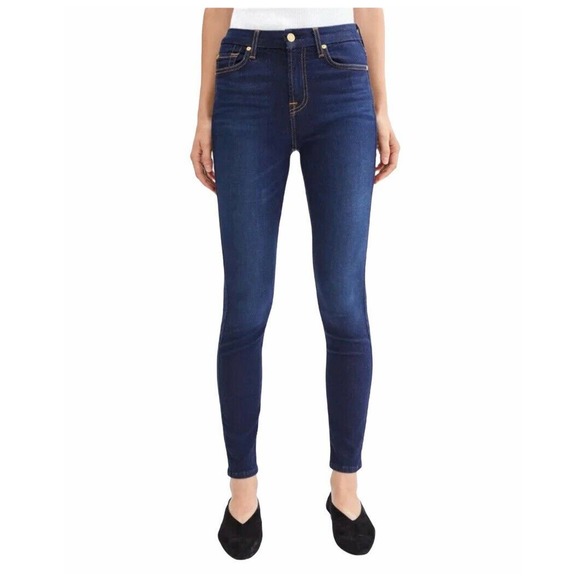 7 For All Mankind Denim - 7FAM b(air) High Waist Skinny Stretch Jeans sz 30